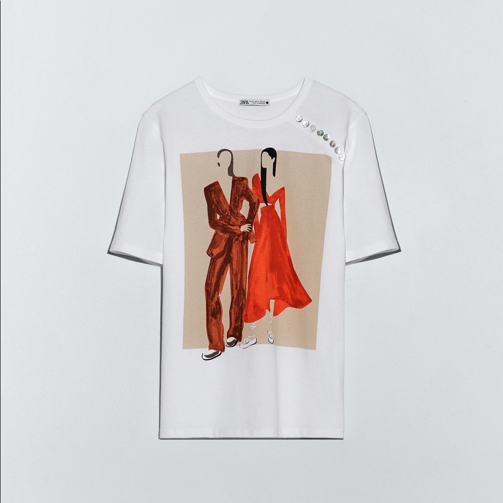 COMBINATION GIRLS T-SHIRT - Picture 2 of 5